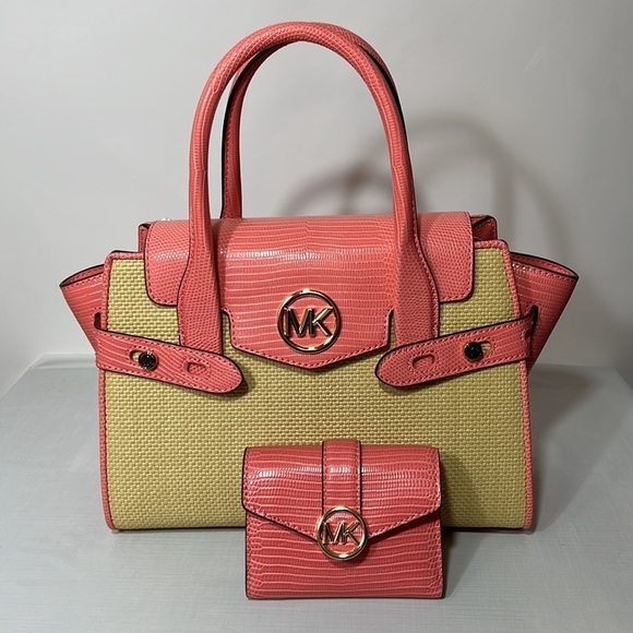2pc 💕 Michael Kors set matching bag satchel wallet - Picture 11 of 12